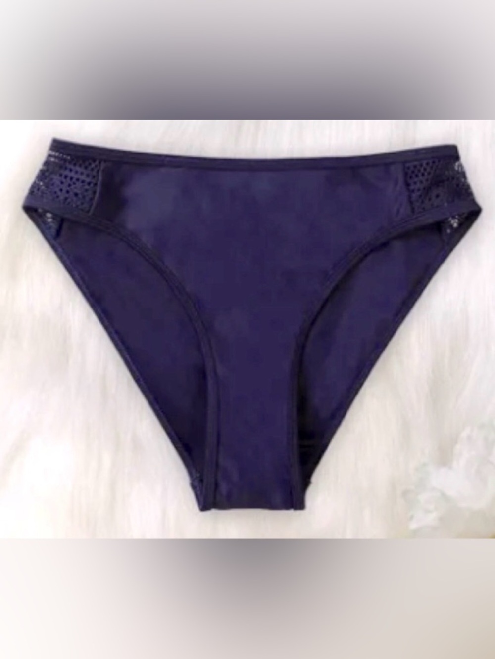 NWOT Fashion World Women Bikini Crochet Swimsuit Bottom, Womens Size Medium - Picture 4 of 10
